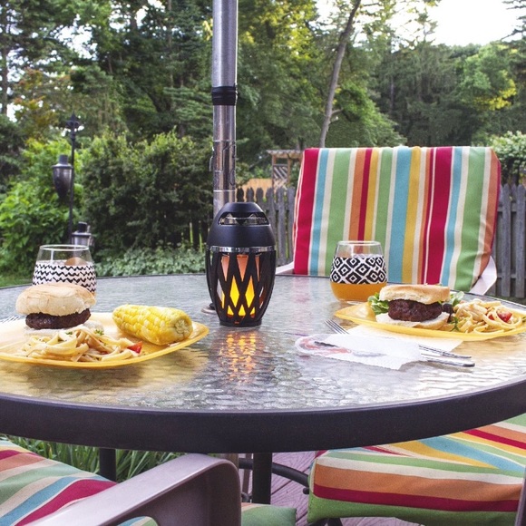 TikiTunes WiFi Bluetooth LED Outdoor Waterproof Flame Torch Wireless Speaker - Picture 14 of 16